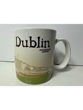 Starbucks Mug - Global Icon Series - Dublin, Ireland Green 16 Oz